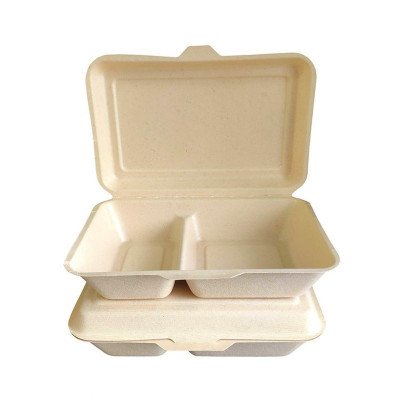 2 Compartment Takeout Container