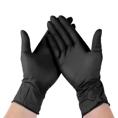 Disposable Black 3 Mil Thick Gloves