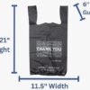 Black Thank You Bags