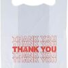 White Thank You Bags