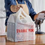 White Thank You Bags