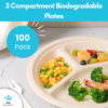 3 Compartment Round