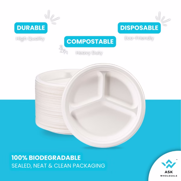 3 Compartment Round